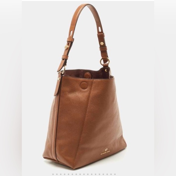 Michael Kors Tan Leather Shoulder Bag - Picture 3 of 16